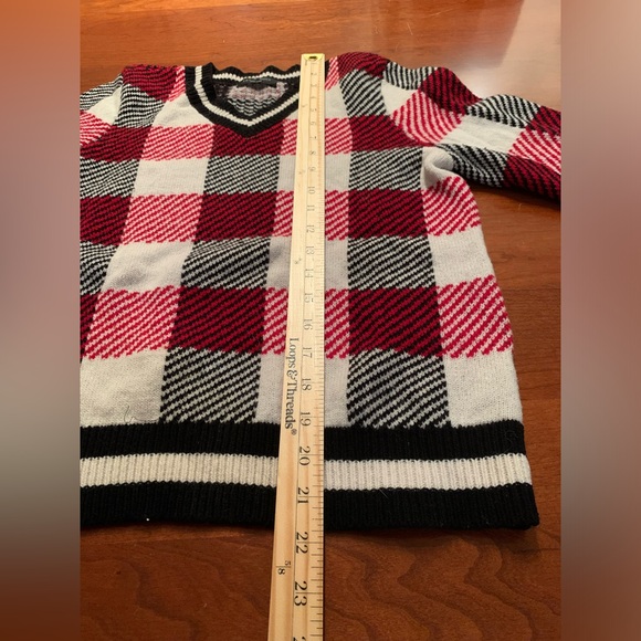 RAG & BONE Gabby plaid check v-neck - Picture 11 of 13
